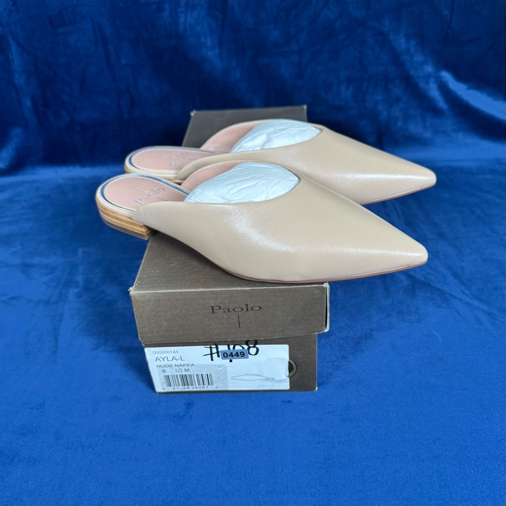 NEW Paolo Ayla Slip-on Mules Women's 6.5